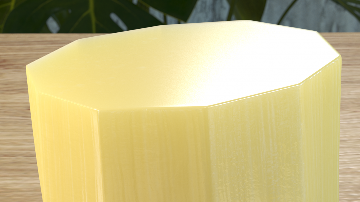 3D Fresh Peeled Sugarcane Piece model