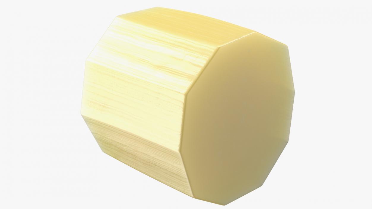 3D Fresh Peeled Sugarcane Piece model