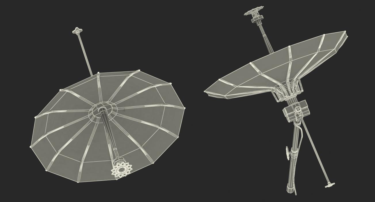 Mesh Dish Antenna 3D