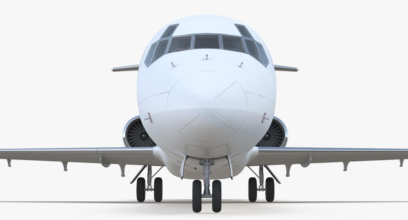 Boeing 717-200 Generic Rigged 3D model