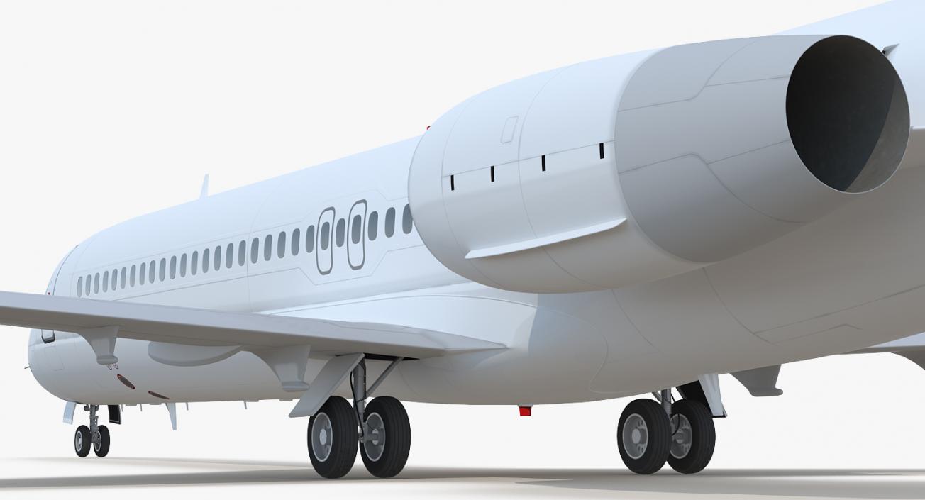 Boeing 717-200 Generic Rigged 3D model