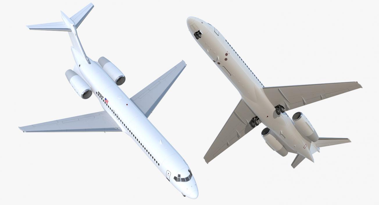 Boeing 717-200 Generic Rigged 3D model