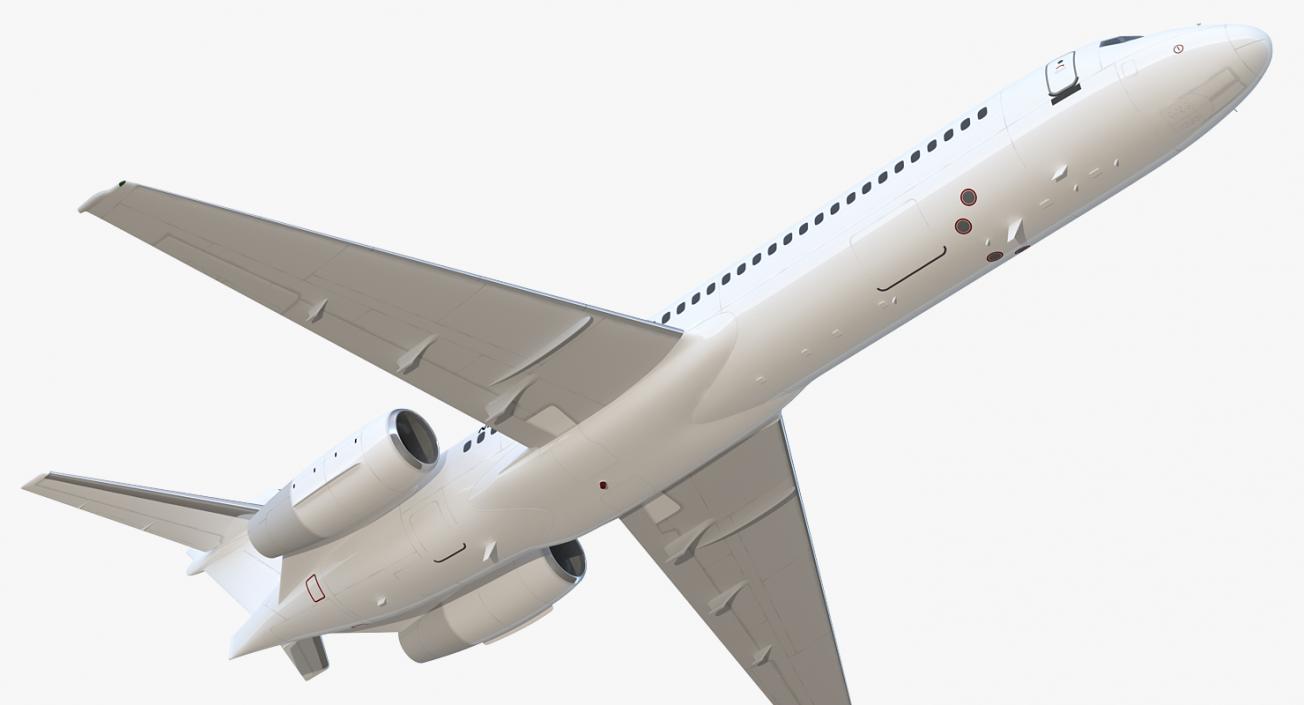 Boeing 717-200 Generic Rigged 3D model