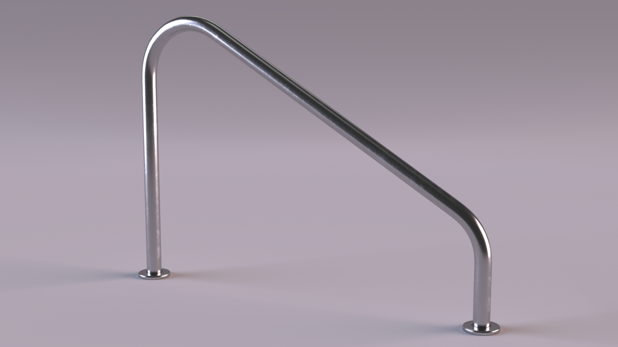 Stair Rail for Pool 3D model