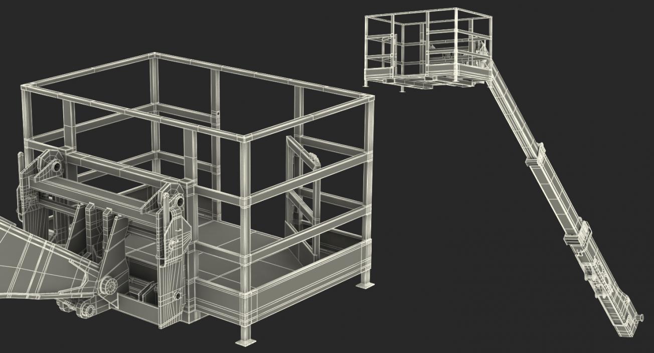 Platform for Telehandler 3D model