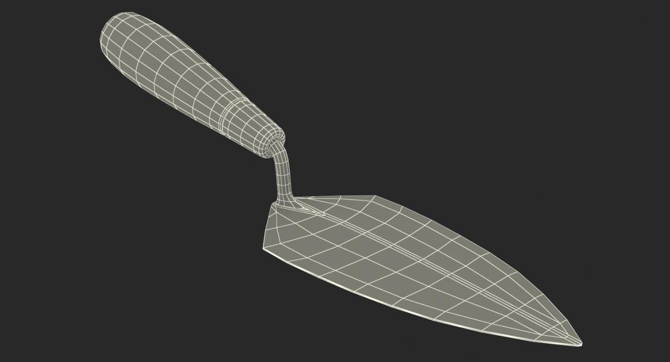 3D Dirty Brick Trowel model