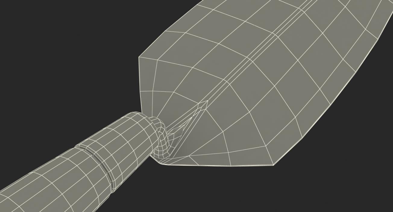 3D Dirty Brick Trowel model