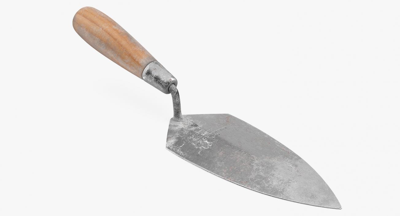 3D Dirty Brick Trowel model