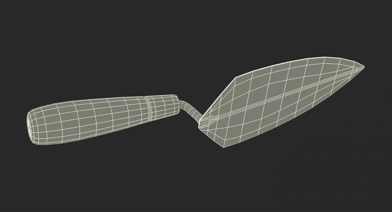 3D Dirty Brick Trowel model