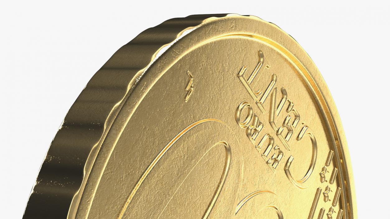 3D Italy 50 Euro Cent model