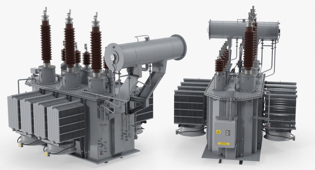 Overload Distribution Power Transformer 3D model