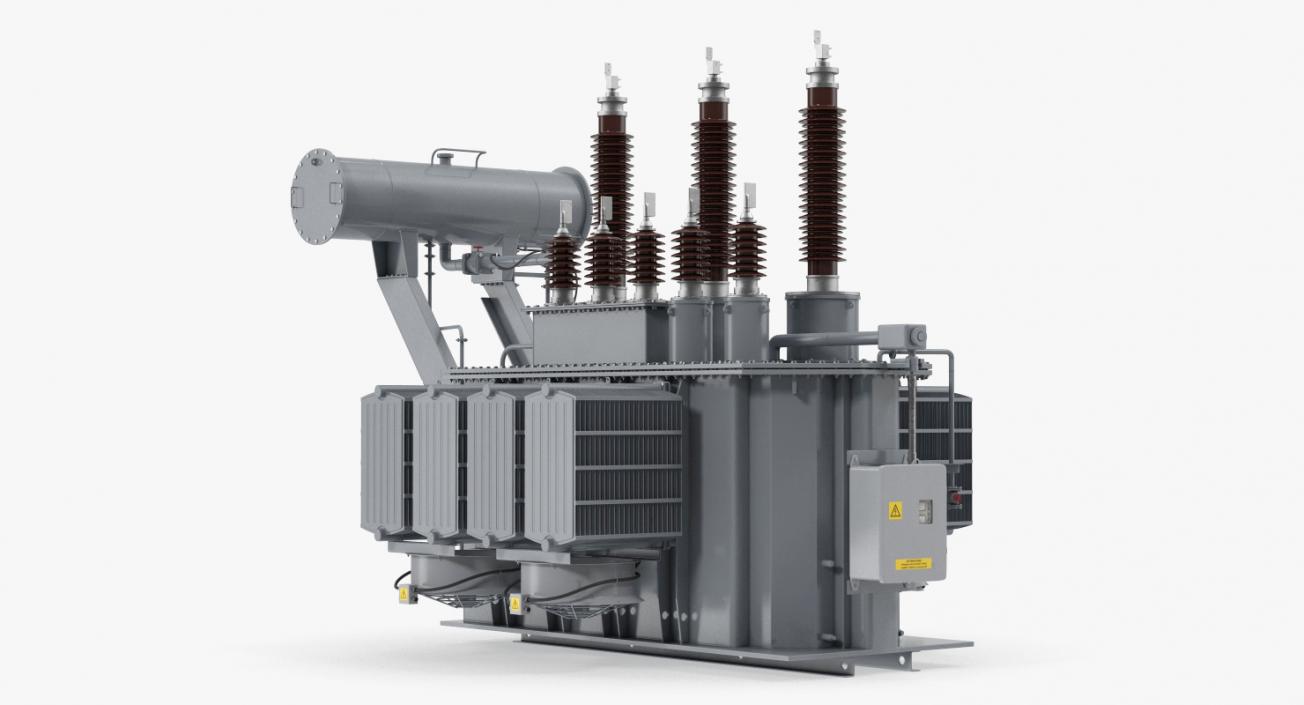 Overload Distribution Power Transformer 3D model