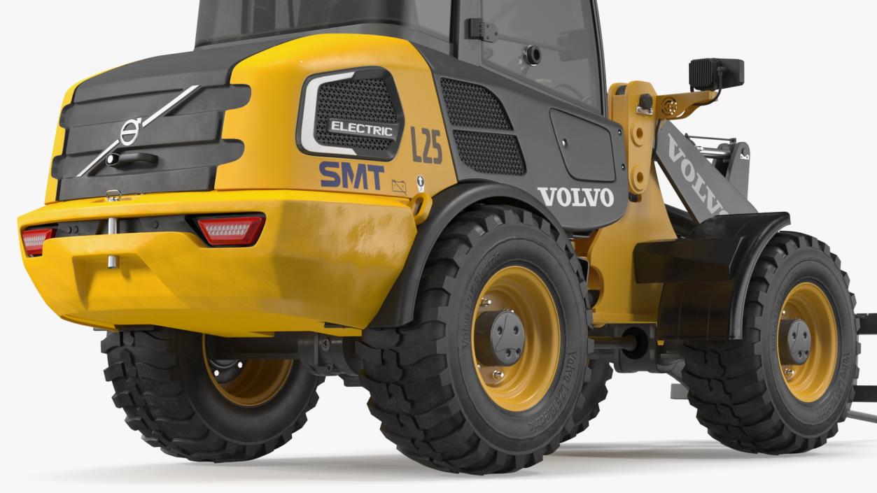 Volvo L25 Electric Loader with Pallet Fork 3D