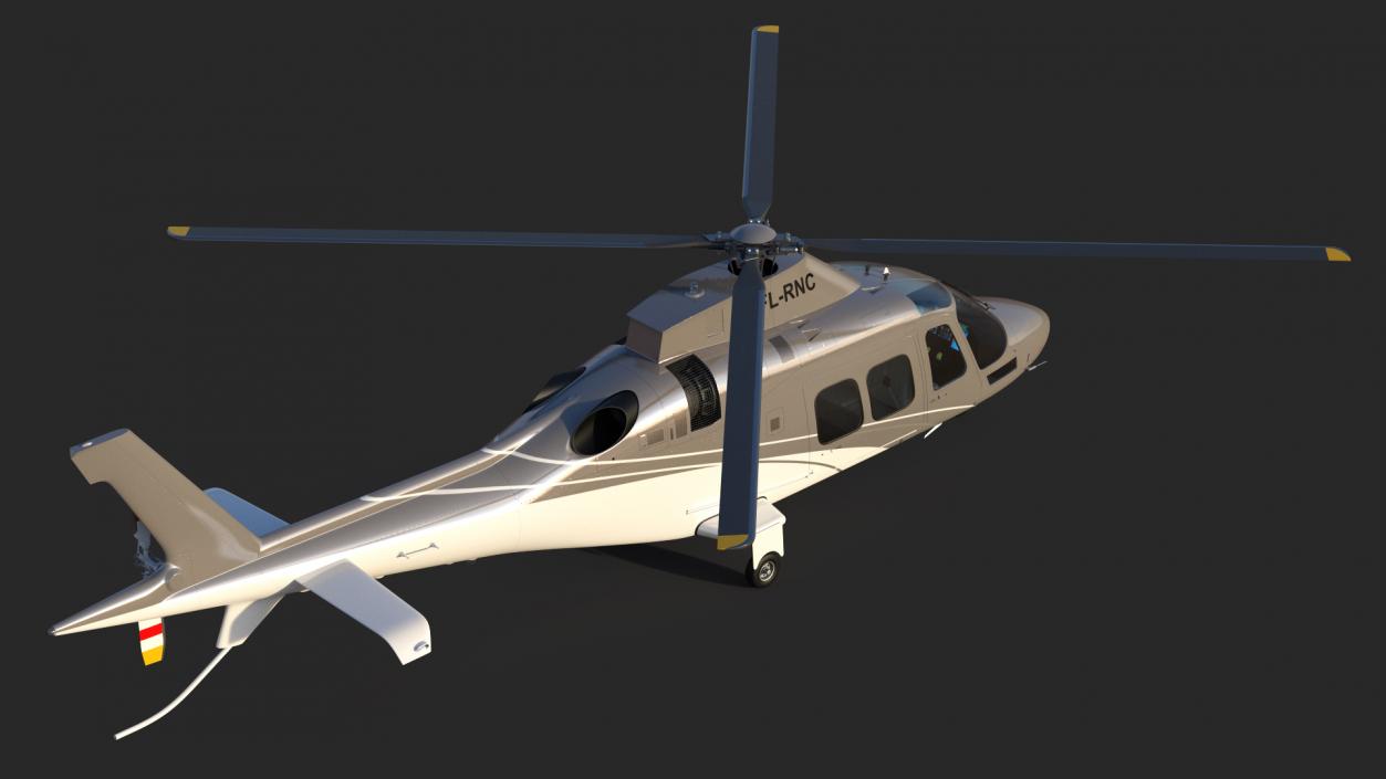 3D Agusta AW109S Grand Rigged