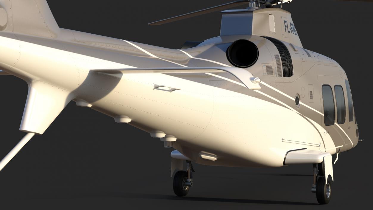 3D Agusta AW109S Grand Rigged