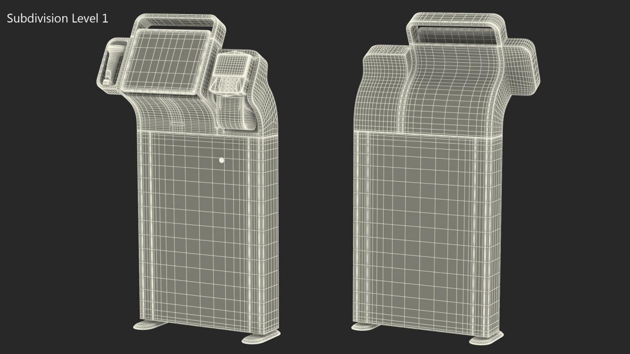 3D model Toshiba Self Checkout System7 Kiosk