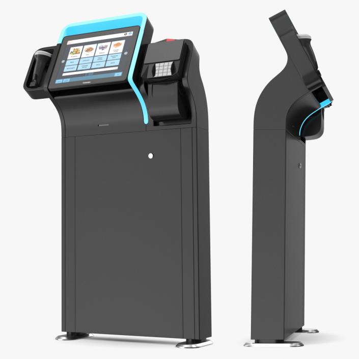 3D model Toshiba Self Checkout System7 Kiosk