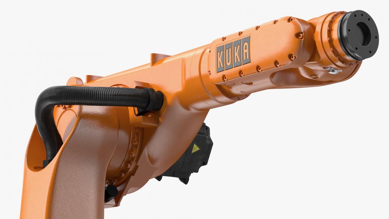 Industrial Robot Arm Kuka KR 60-4 on Stand 3D