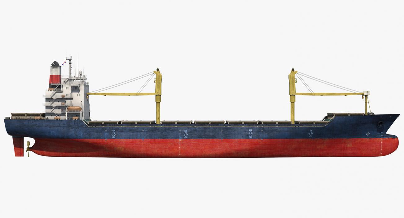 Sea Cargo Ship Generic 3D