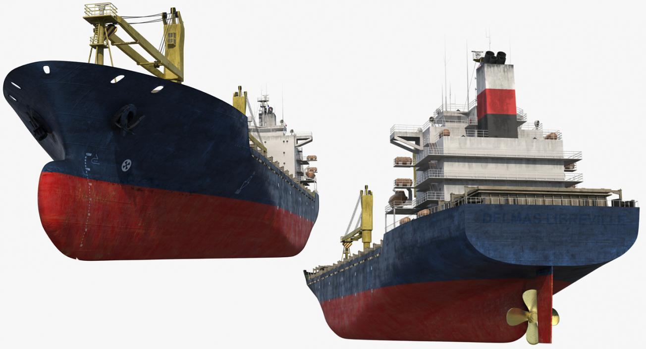 Sea Cargo Ship Generic 3D