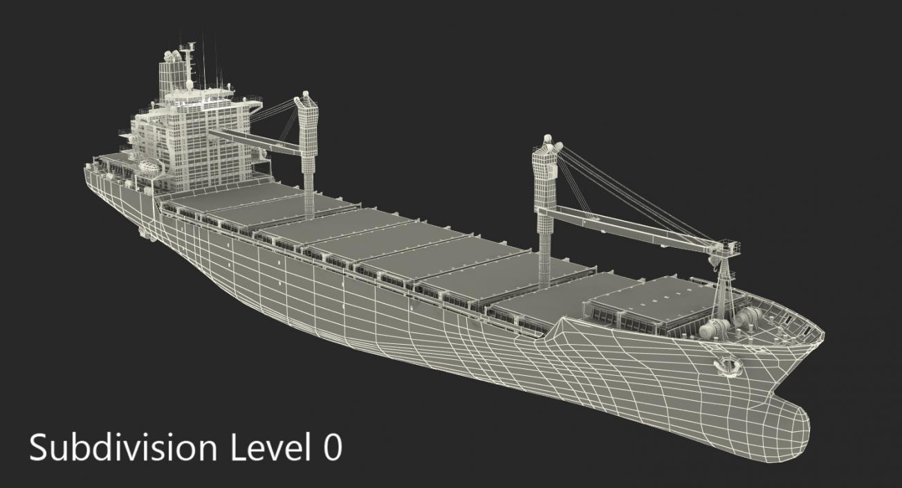 Sea Cargo Ship Generic 3D