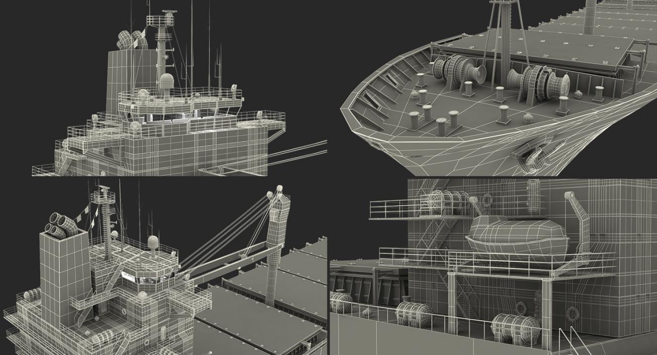 Sea Cargo Ship Generic 3D