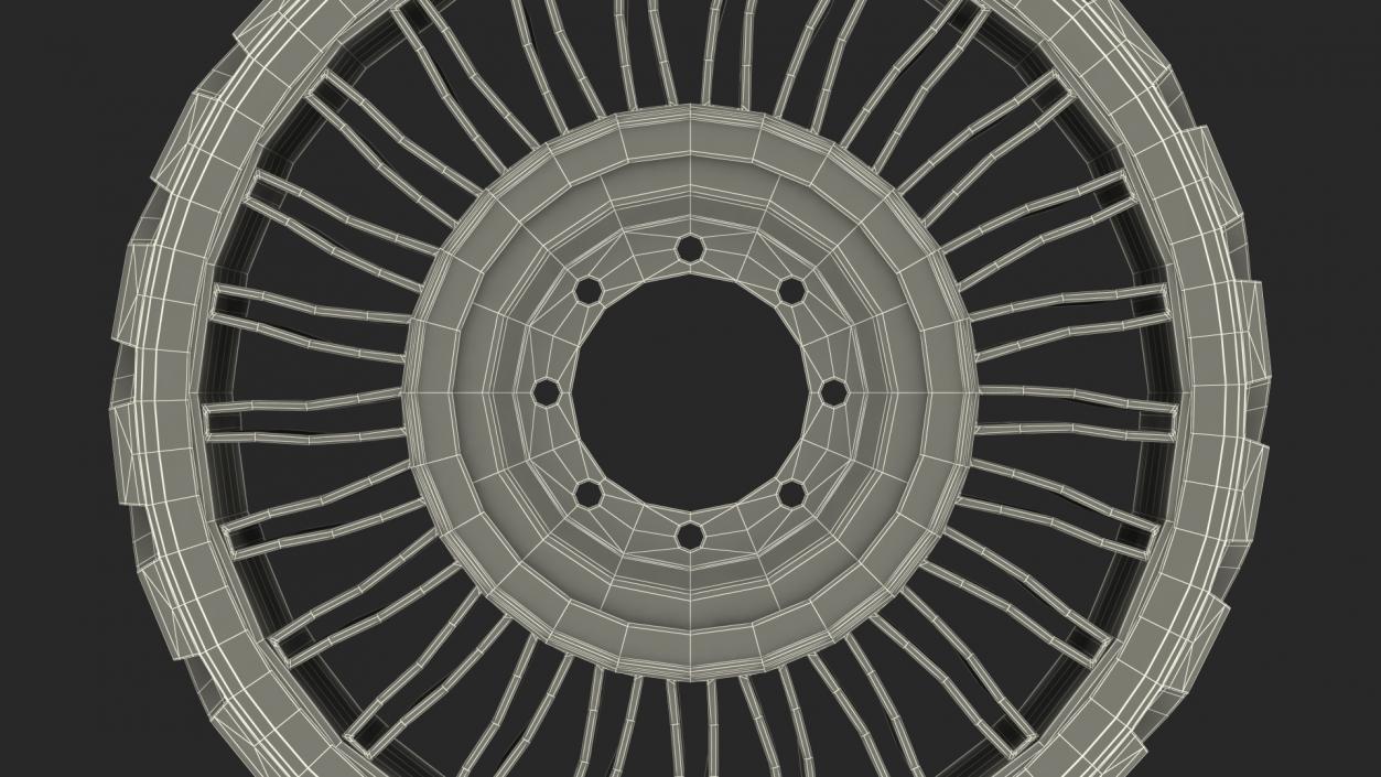 3D Airless Tire Michelin All Terrain model