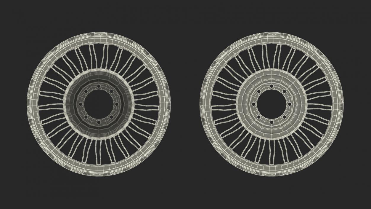 3D Airless Tire Michelin All Terrain model