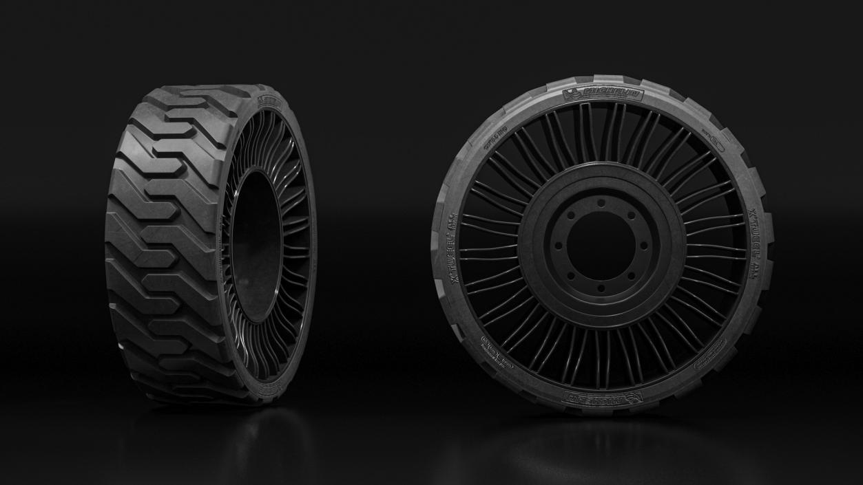 3D Airless Tire Michelin All Terrain model