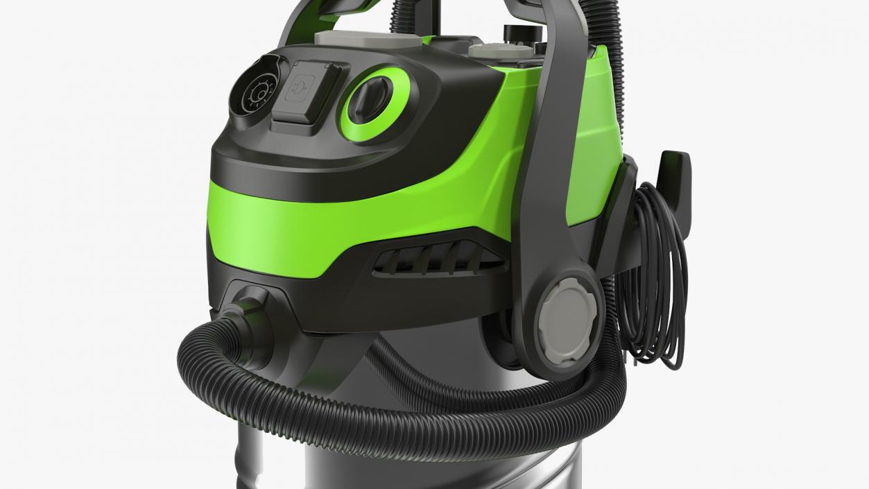 3D Industrial Multi-Purpose Vacuum Cleaner Folded