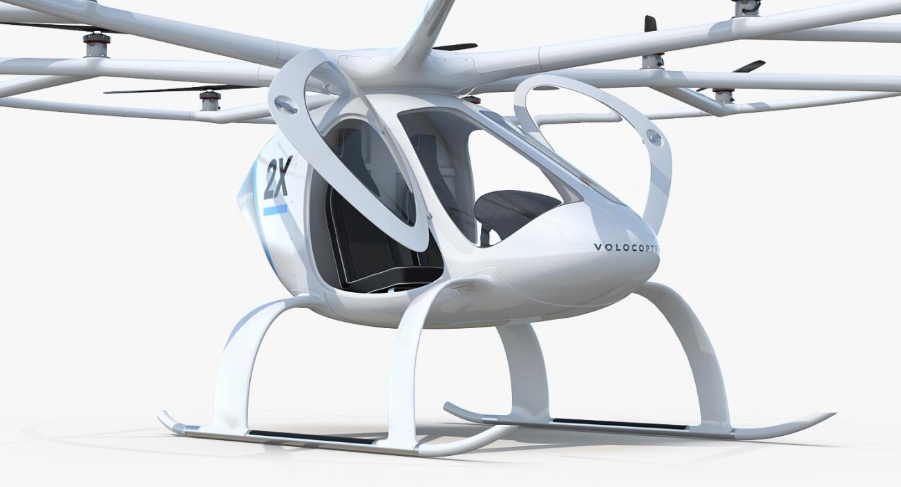 3D model Volocopter 2X Rigged