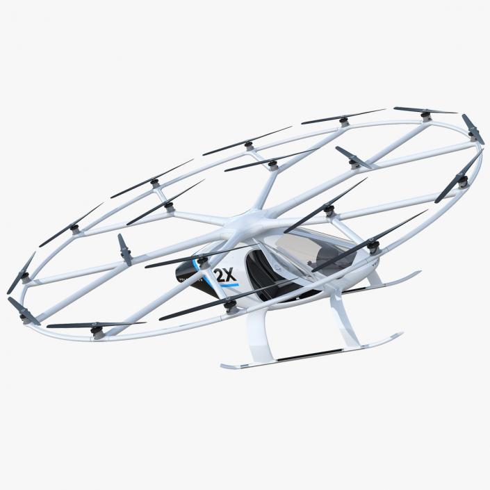 3D model Volocopter 2X Rigged