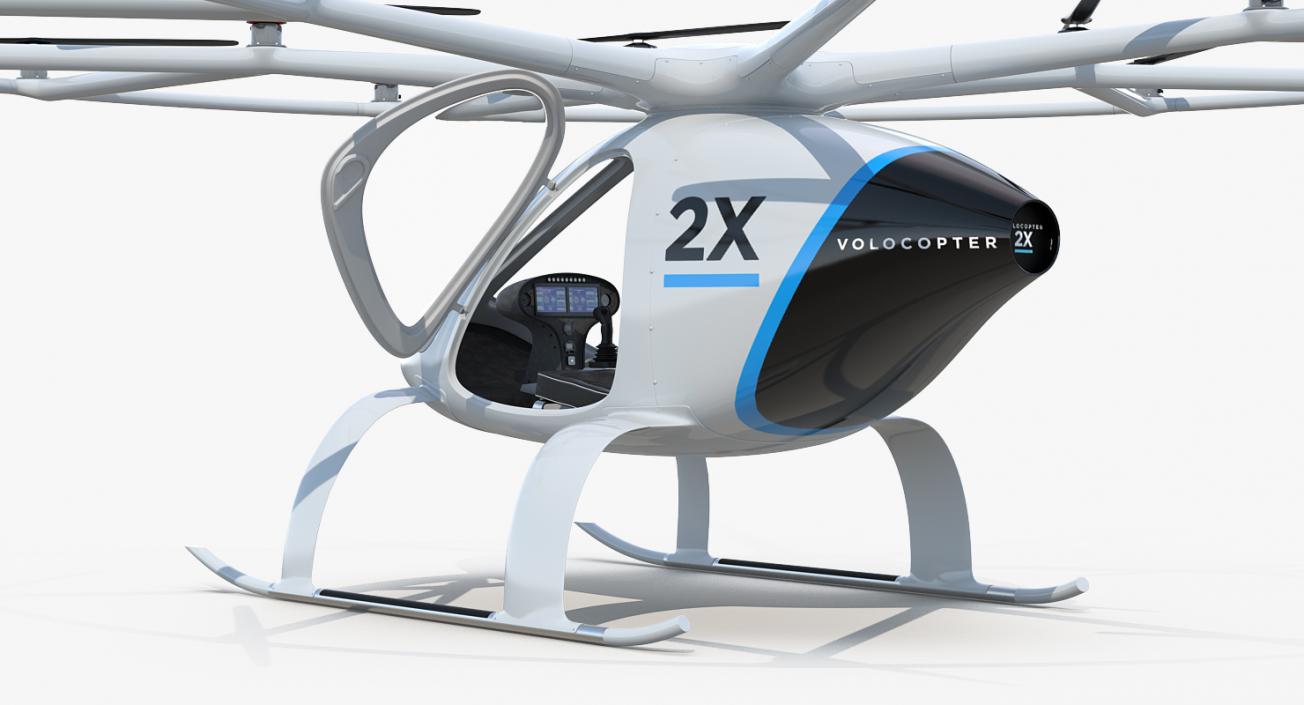 3D model Volocopter 2X Rigged