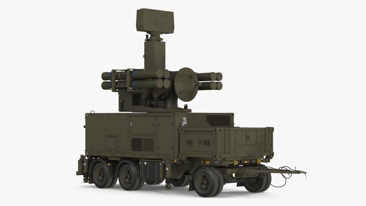 Crotale NG Air Defense Missile System 3D