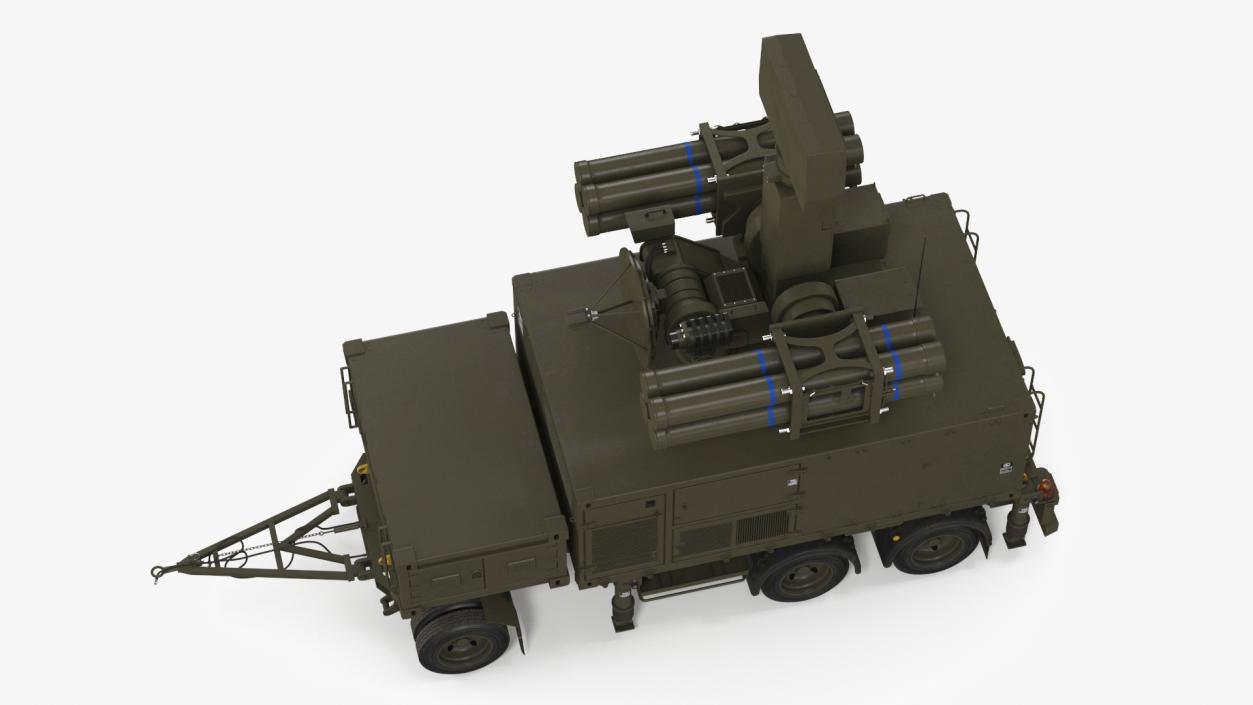 Crotale NG Air Defense Missile System 3D