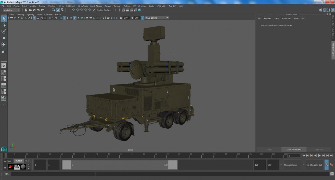 Crotale NG Air Defense Missile System 3D