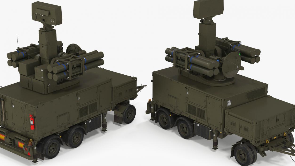 Crotale NG Air Defense Missile System 3D