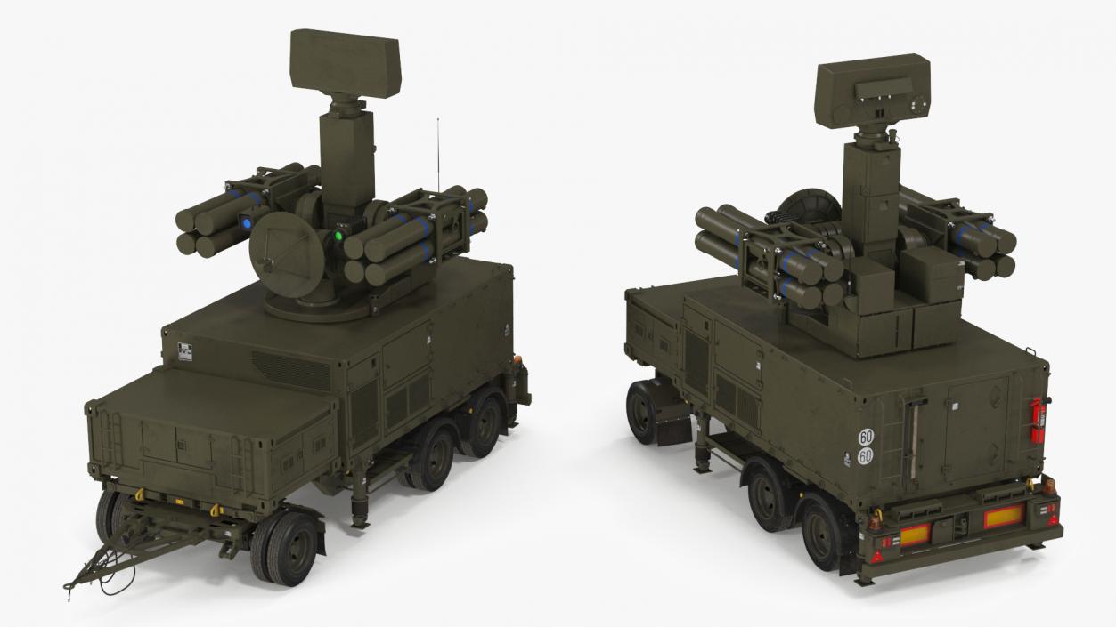 Crotale NG Air Defense Missile System 3D