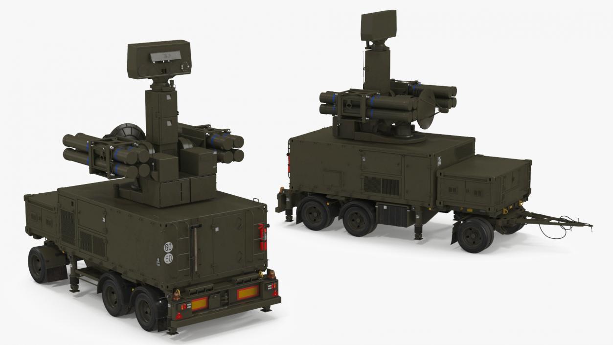 Crotale NG Air Defense Missile System 3D