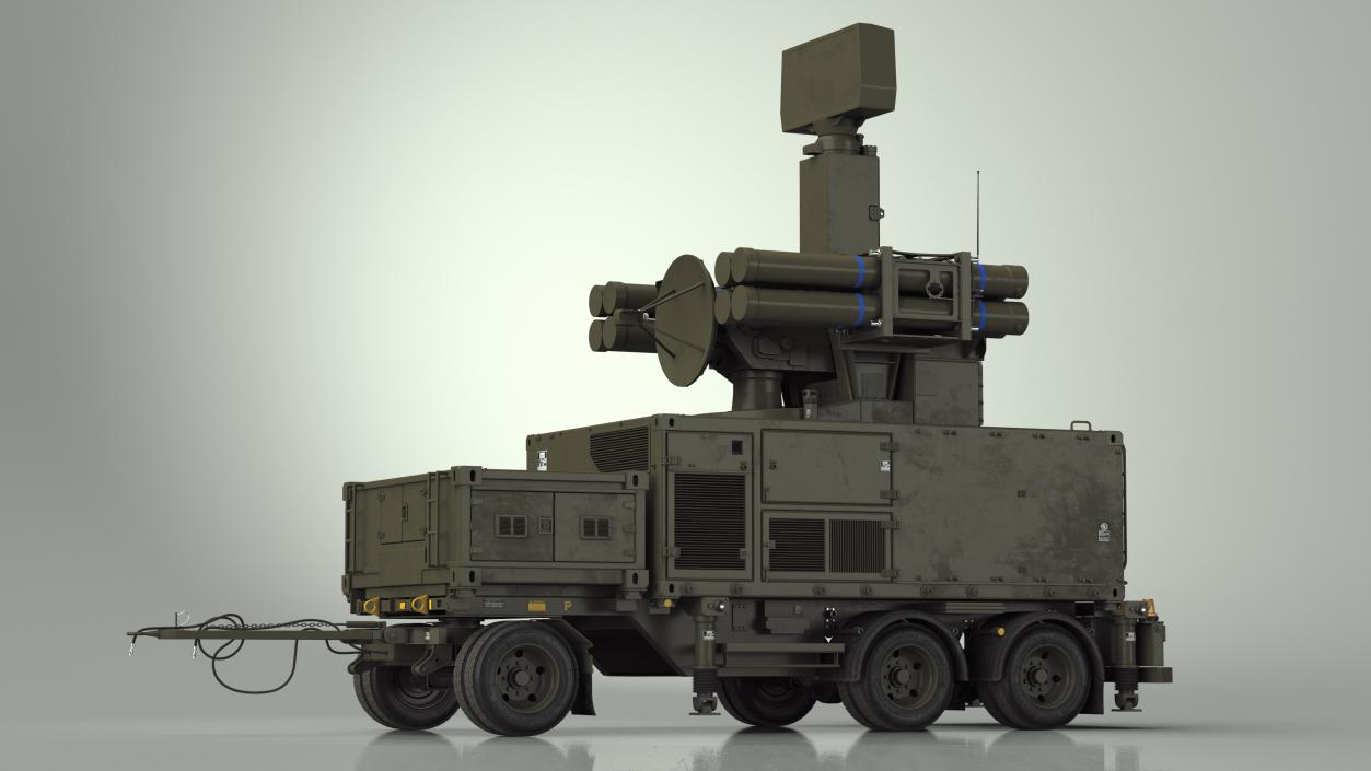 Crotale NG Air Defense Missile System 3D