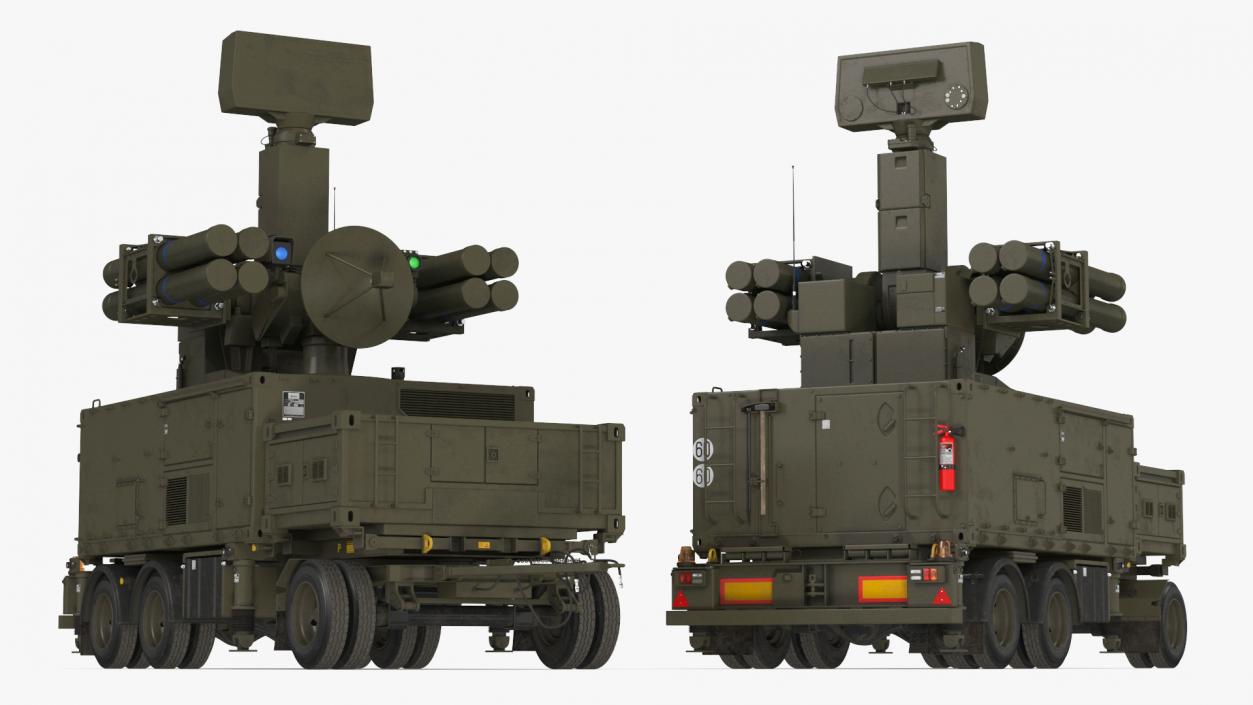 Crotale NG Air Defense Missile System 3D