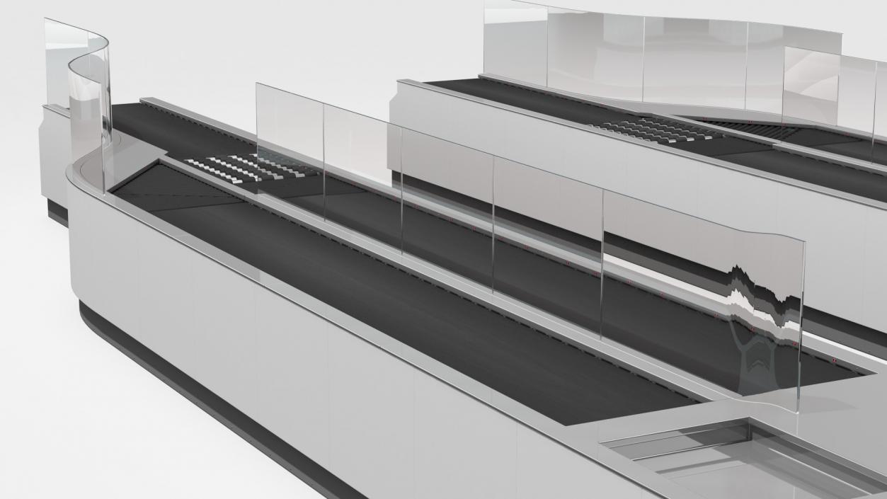 Airport Security Lanes 3D