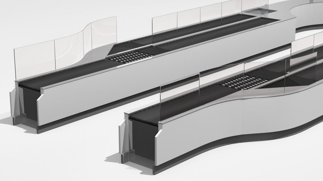 Airport Security Lanes 3D