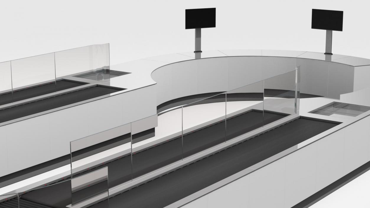 Airport Security Lanes 3D