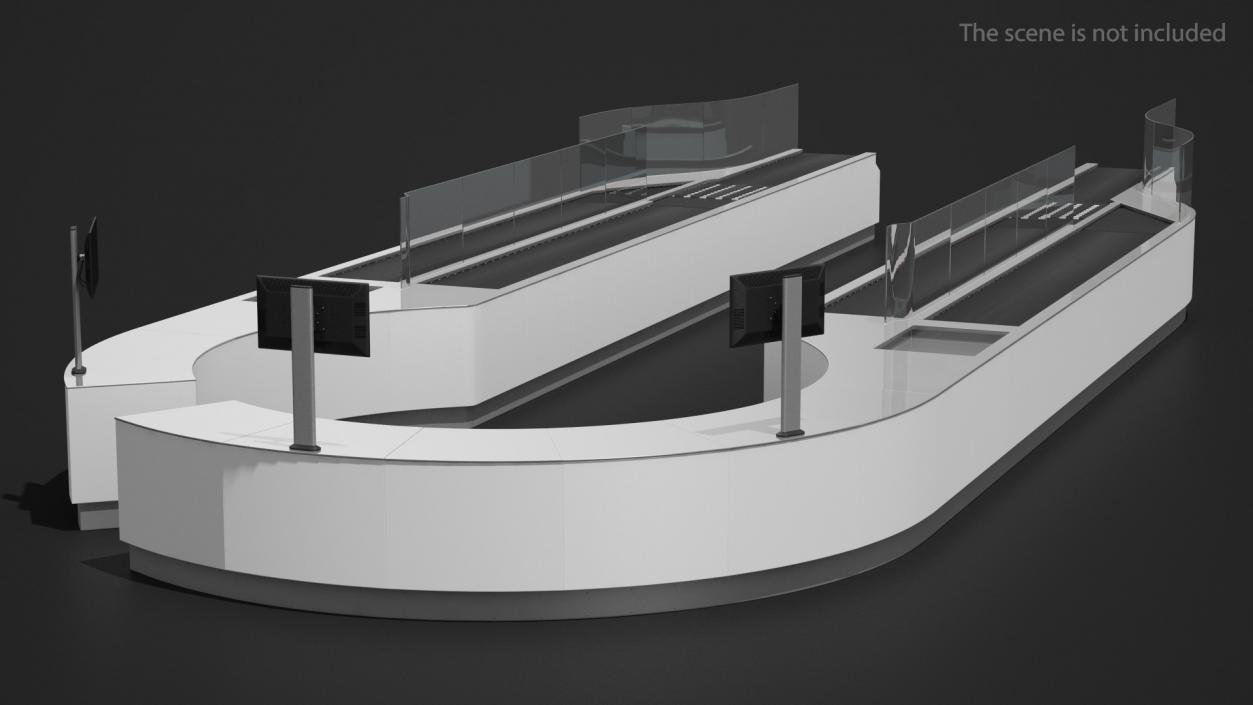 Airport Security Lanes 3D