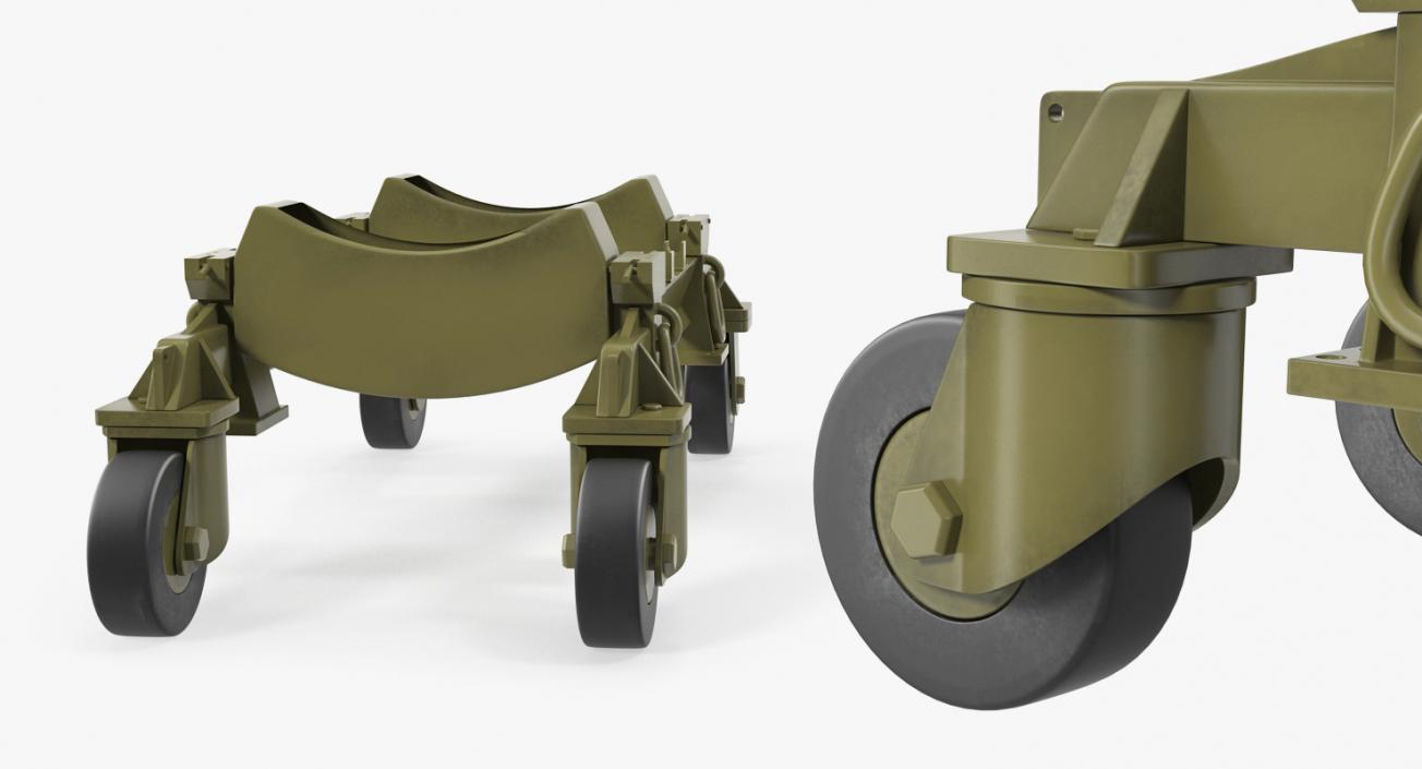 3D model Aerial Bomb Carriage