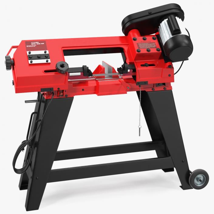 3D Metal Cutting Band Saw with Stand model