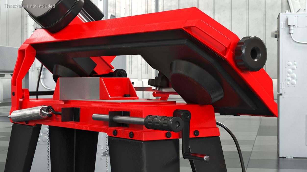 3D Metal Cutting Band Saw with Stand model