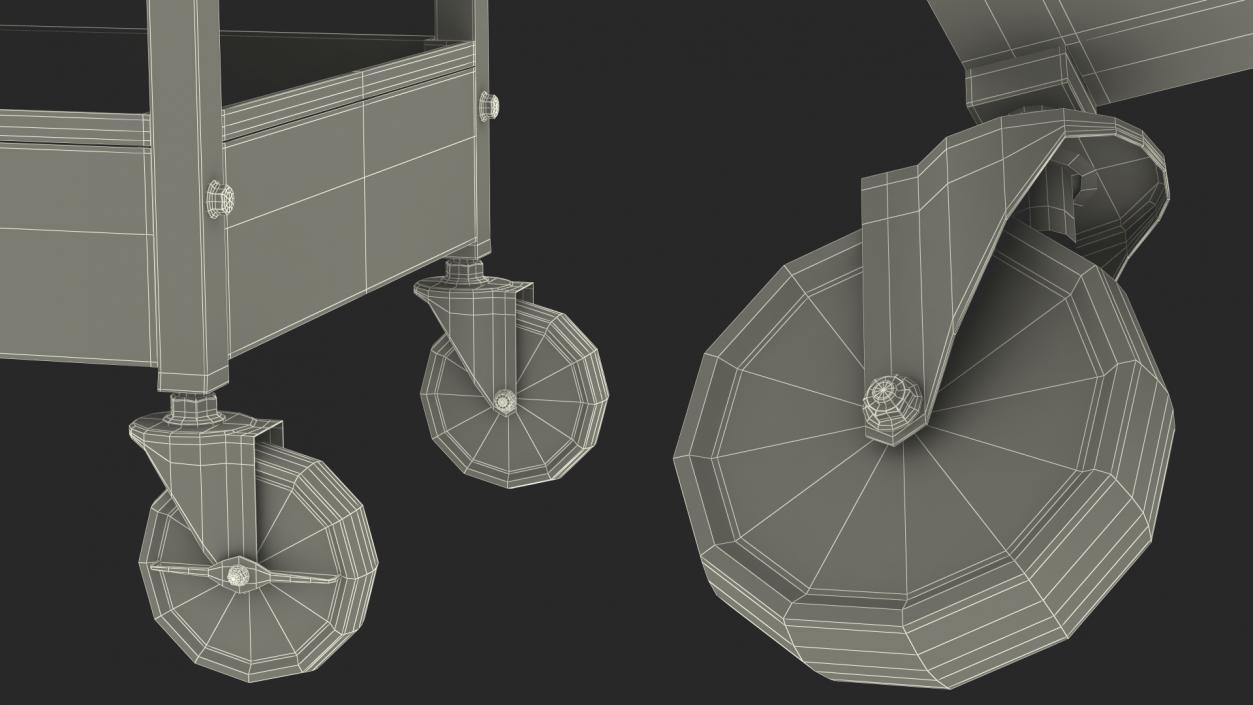 Mobile Parts Washer Cart 3D model