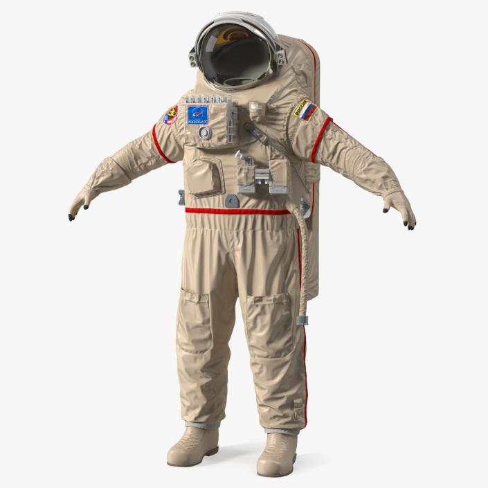 3D Russian Astronaut Spacesuit Orlan MK